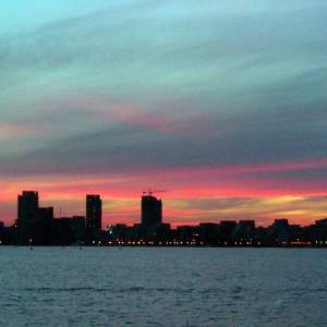 Finding God in the everyday: urban sunset